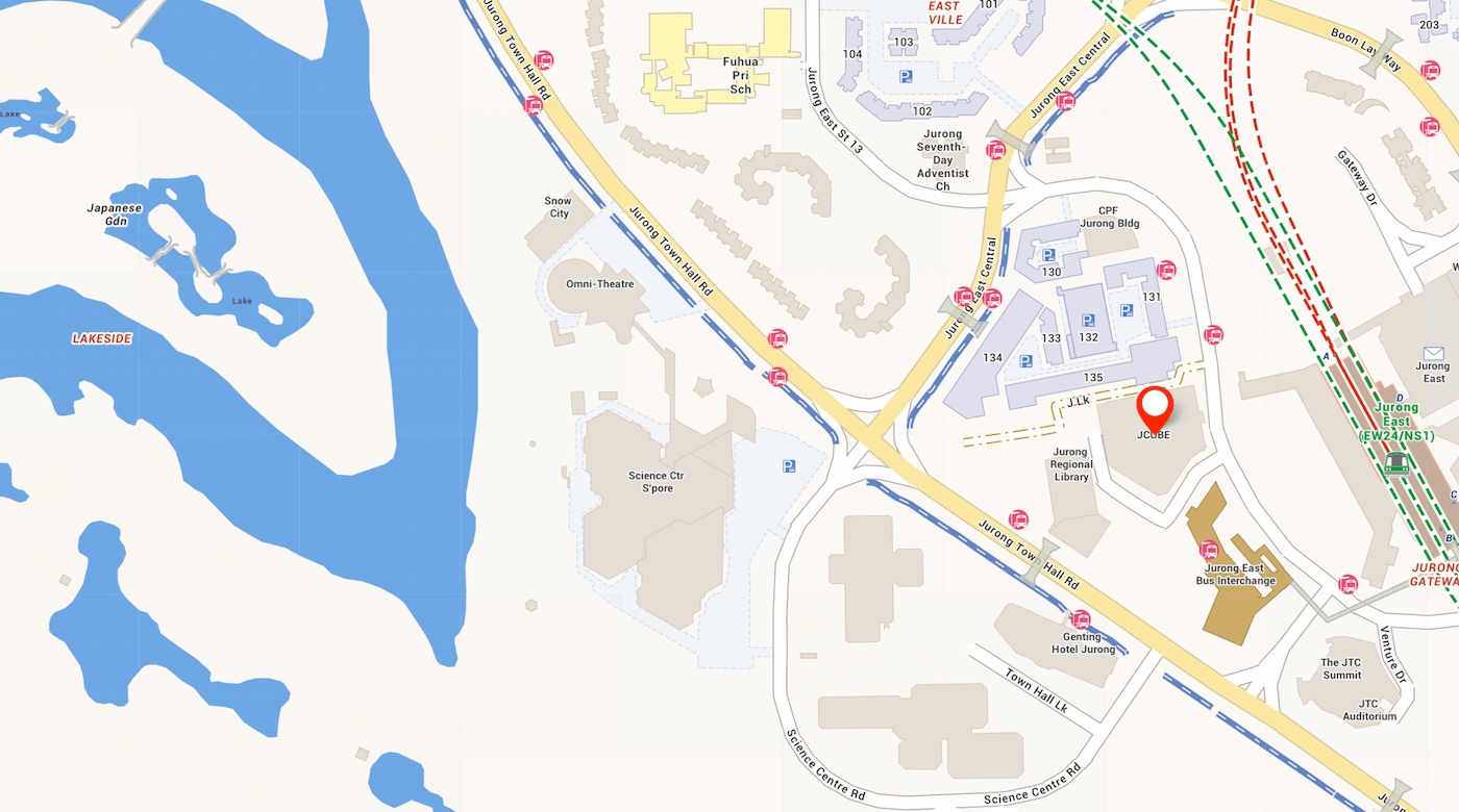 Location map for J'Den Condo Mixed Development at Jurong East Central by CapitaLand