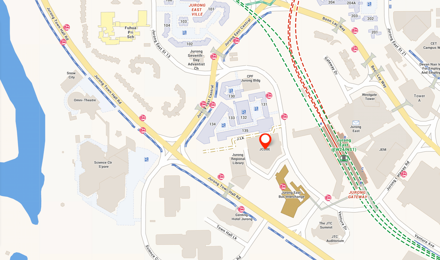 OneMap location map for J'Den Condo Mixed Development at Jurong East Central by CapitaLand